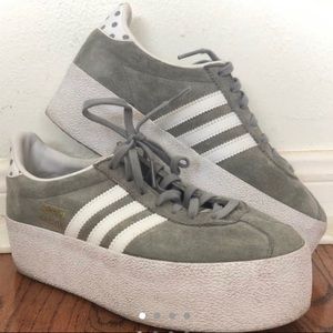 Adidas Gazelle platform shoes